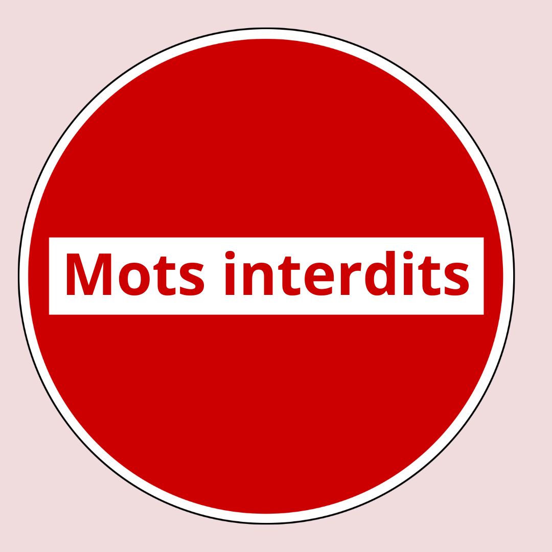 mots interdits massage bien-être